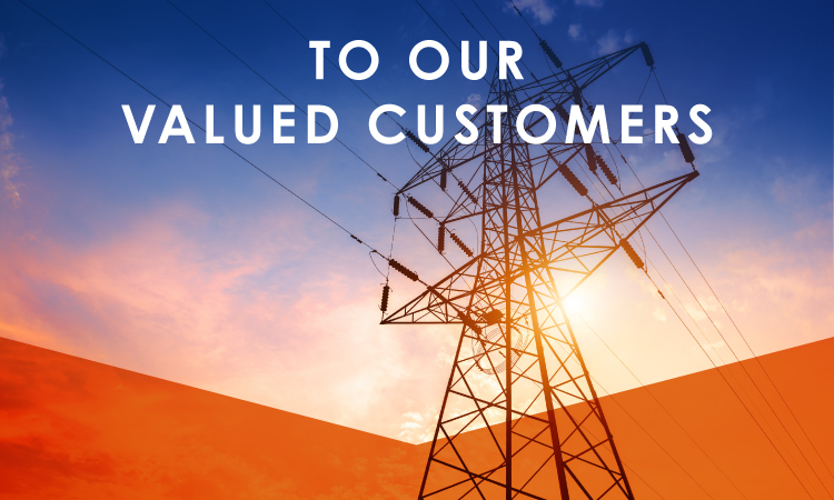 To Our Valued Customers