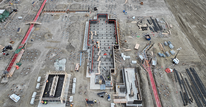 The Aspen Power Construction site