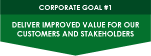 Deliver Improved Value for our customers and stakeholders