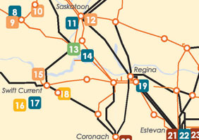 Power system map