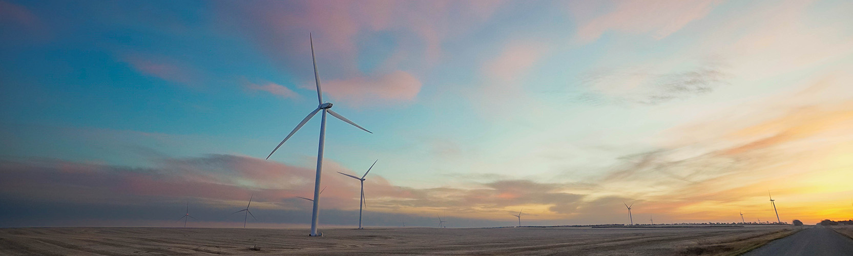 windmill in a field