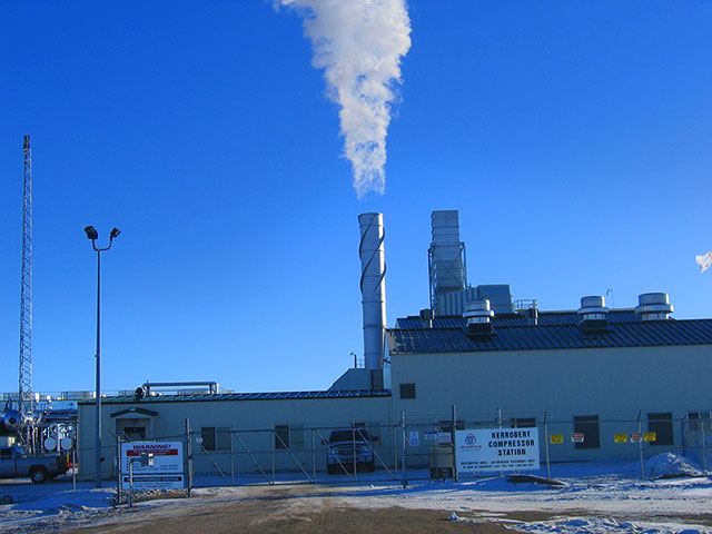 Outside Kerrobert facility