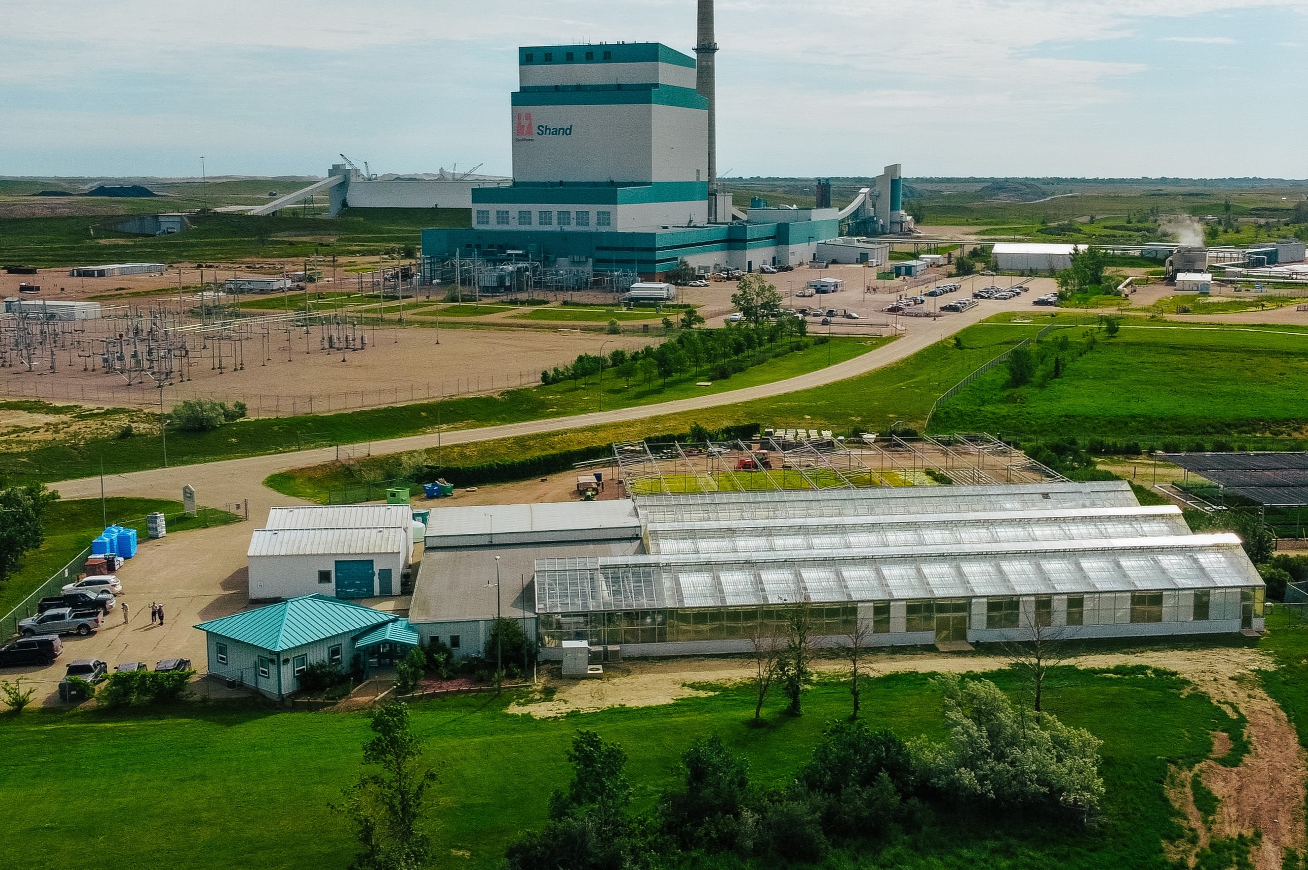 shand greenhouse aerial view